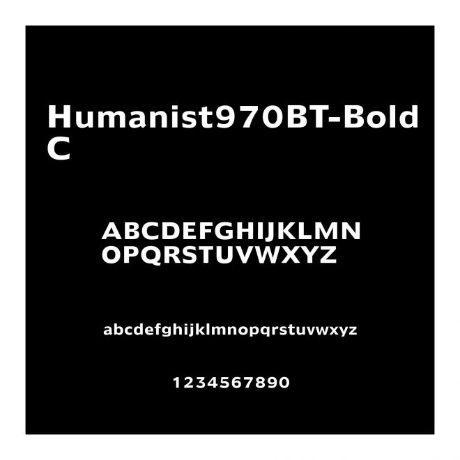 Humanist970BT-BoldC