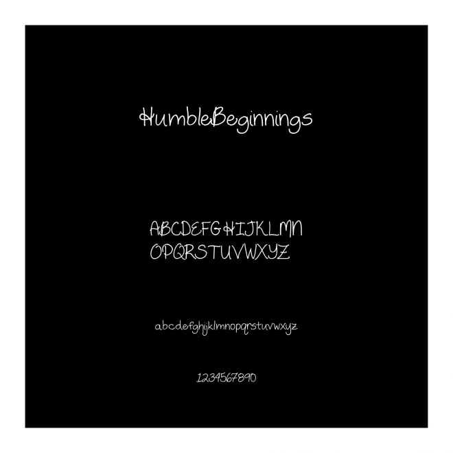 HumbleBeginnings