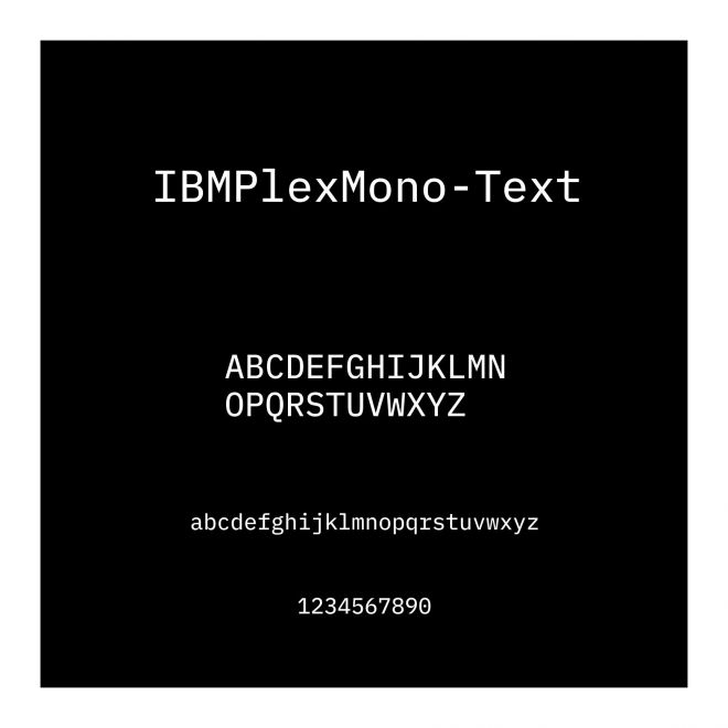 IBMPlexMono-Text