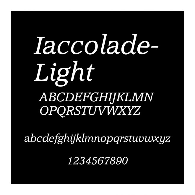 Iaccolade-Light