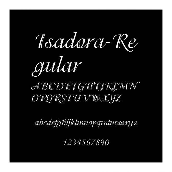 Isadora-Regular