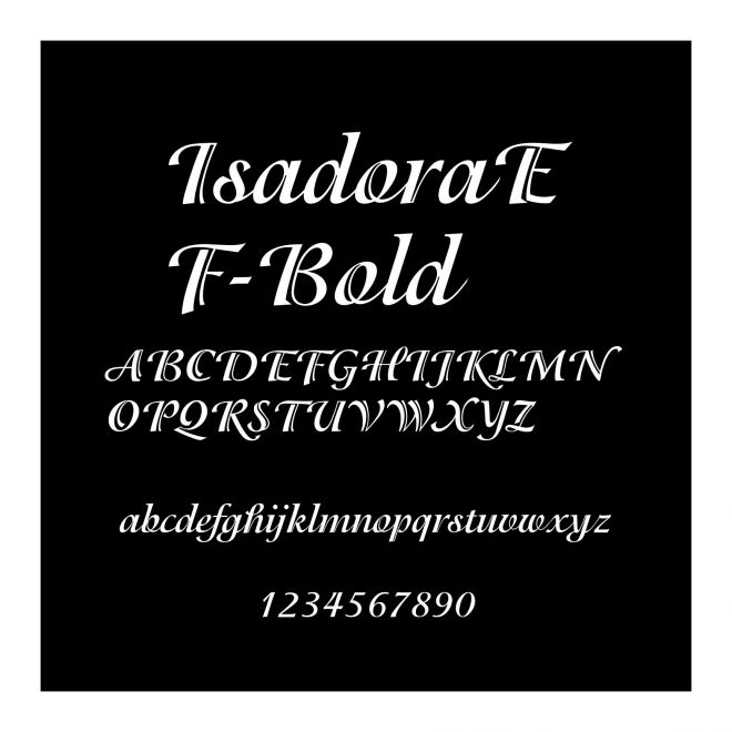 IsadoraEF-Bold