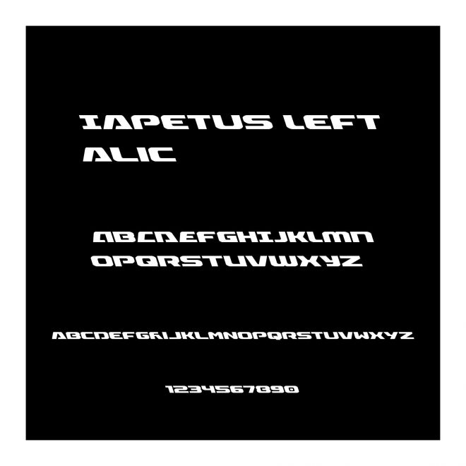 Iapetus Leftalic