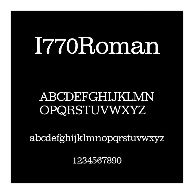 I770Roman