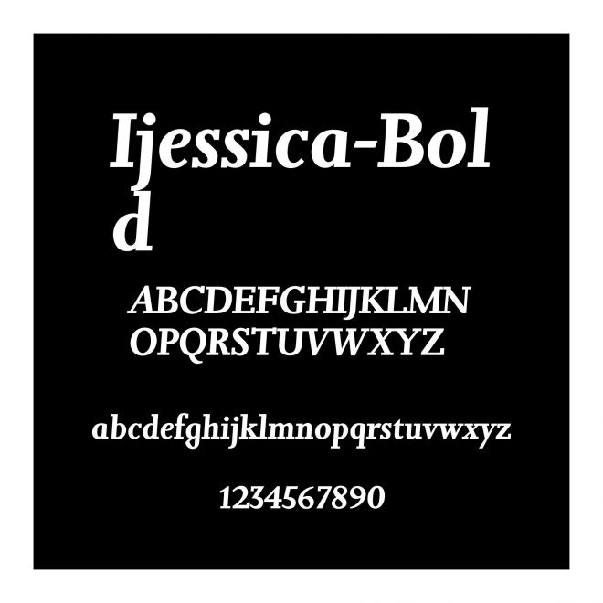 Ijessica-Bold