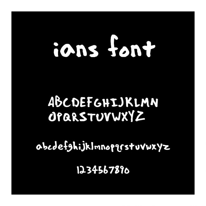 ians font