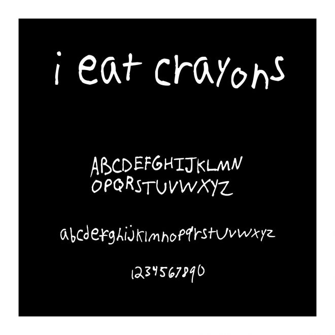 i eat crayons