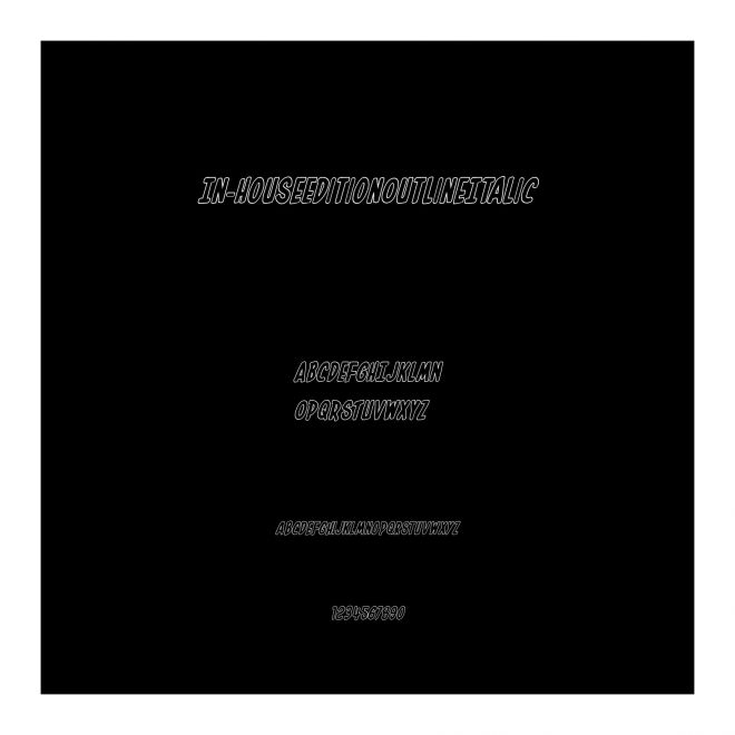 In-HouseEditionOutlineItalic