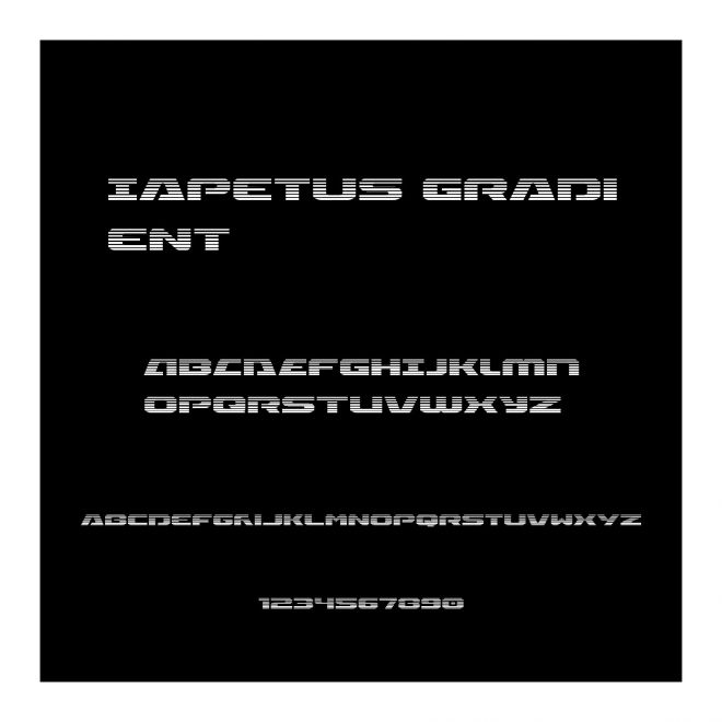 Iapetus Gradient