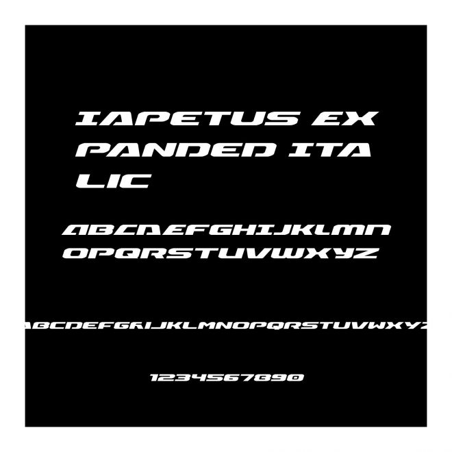 Iapetus Expanded Italic