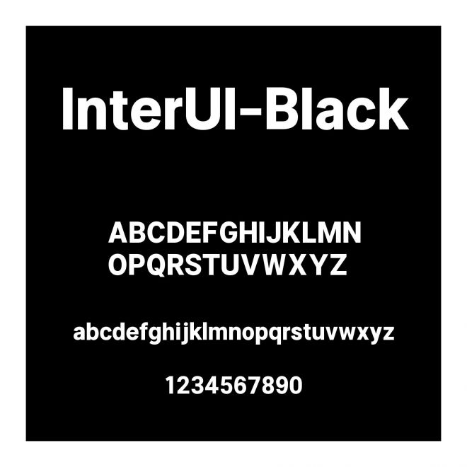 InterUI-Black