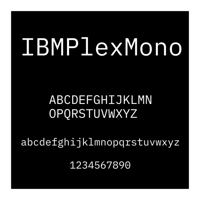 IBMPlexMono