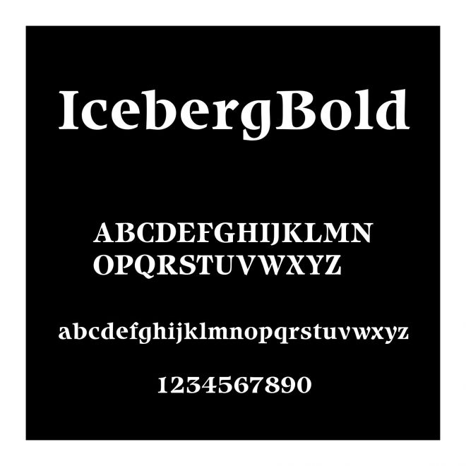 IcebergBold