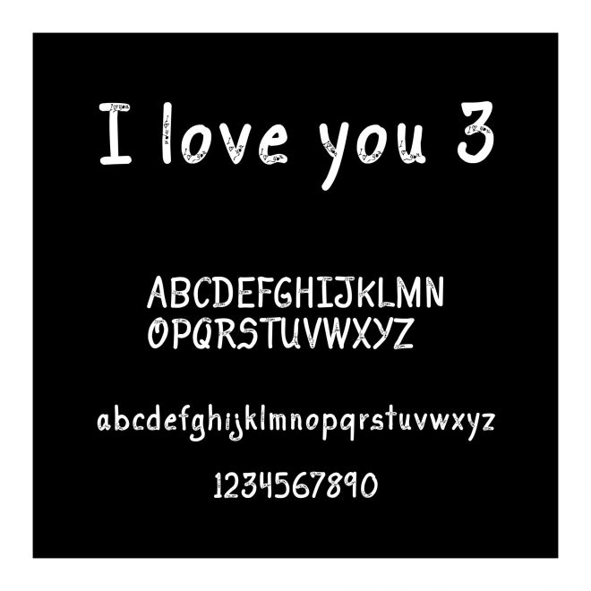 I love you 3