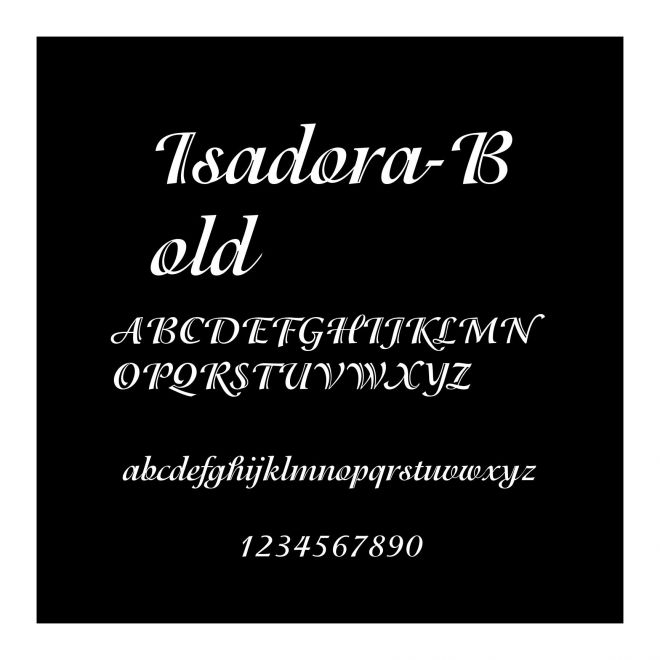 Isadora-Bold