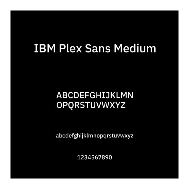 IBM Plex Sans Medium