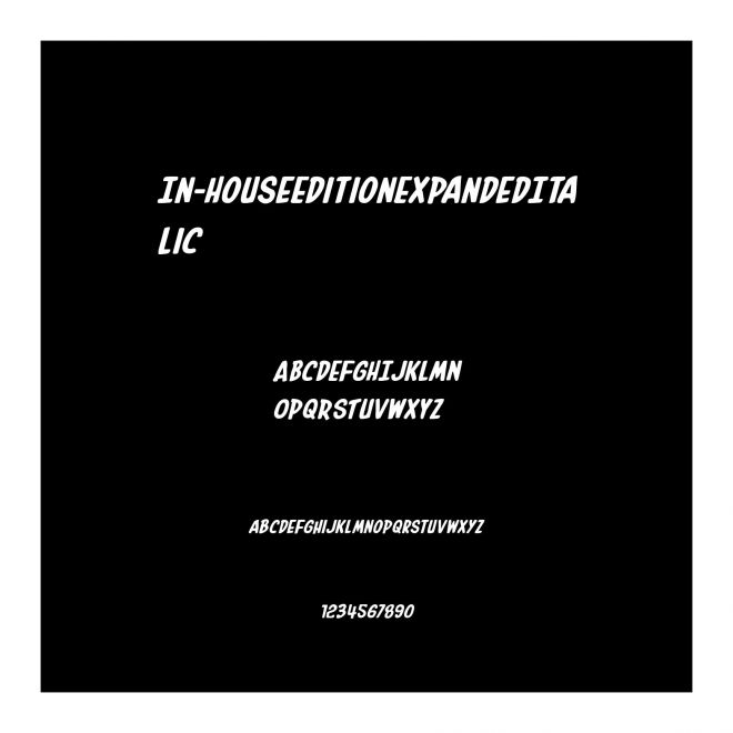 In-HouseEditionExpandedItalic