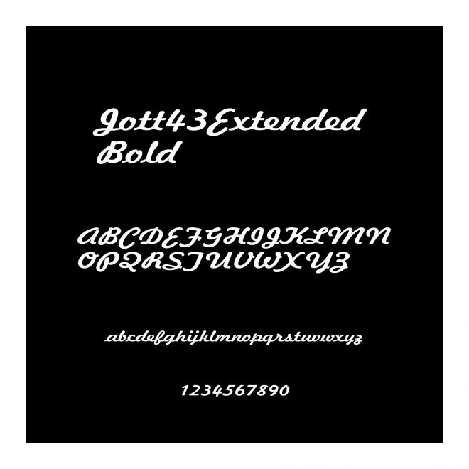 Jott43ExtendedBold