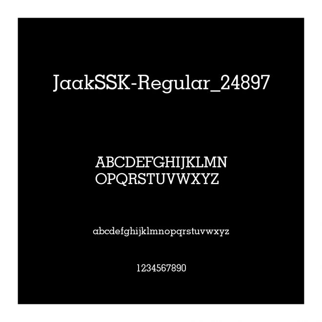 JaakSSK-Regular_24897