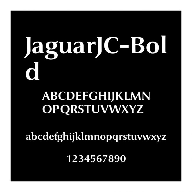 JaguarJC-Bold