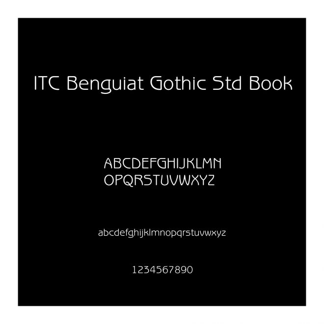ITC Benguiat Gothic Std Book