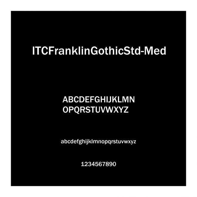 ITCFranklinGothicStd-Med