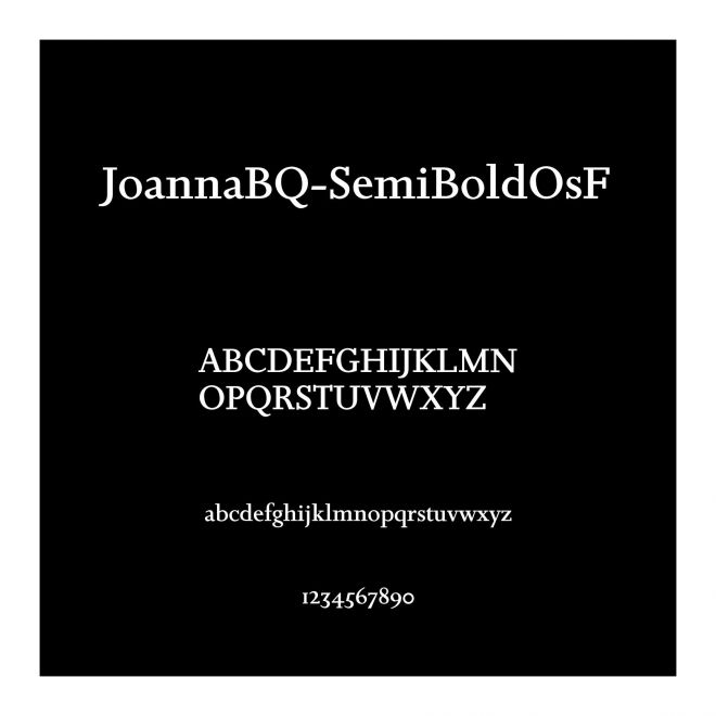JoannaBQ-SemiBoldOsF