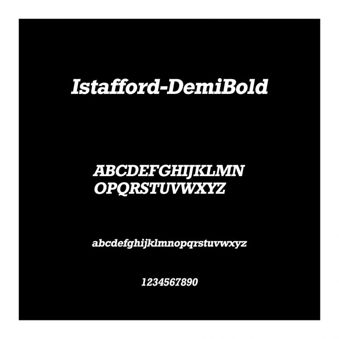 Istafford-DemiBold