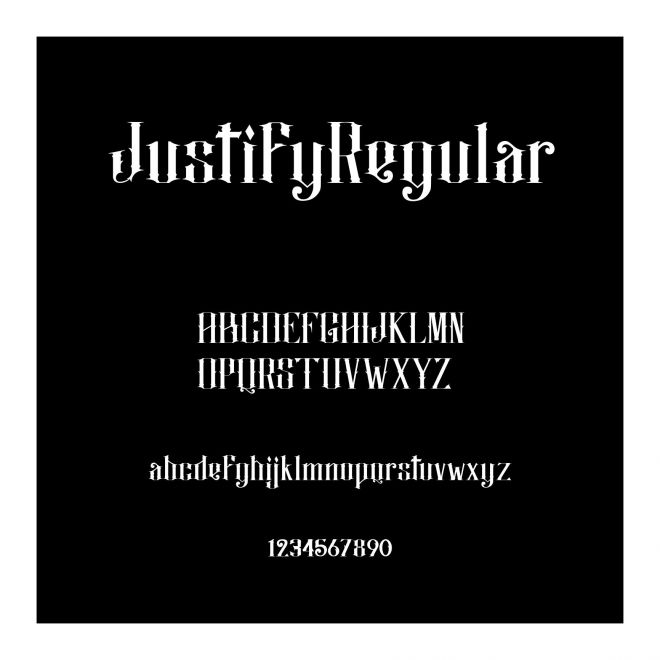 JustifyRegular