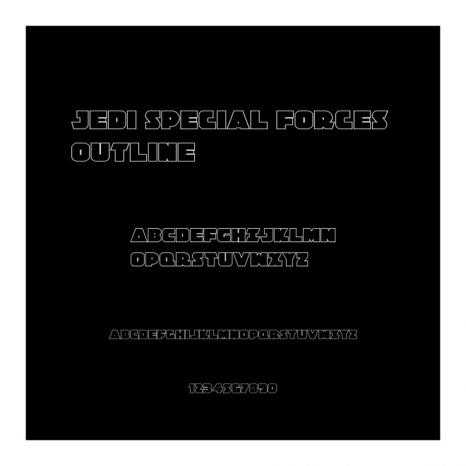 Jedi Special Forces Outline
