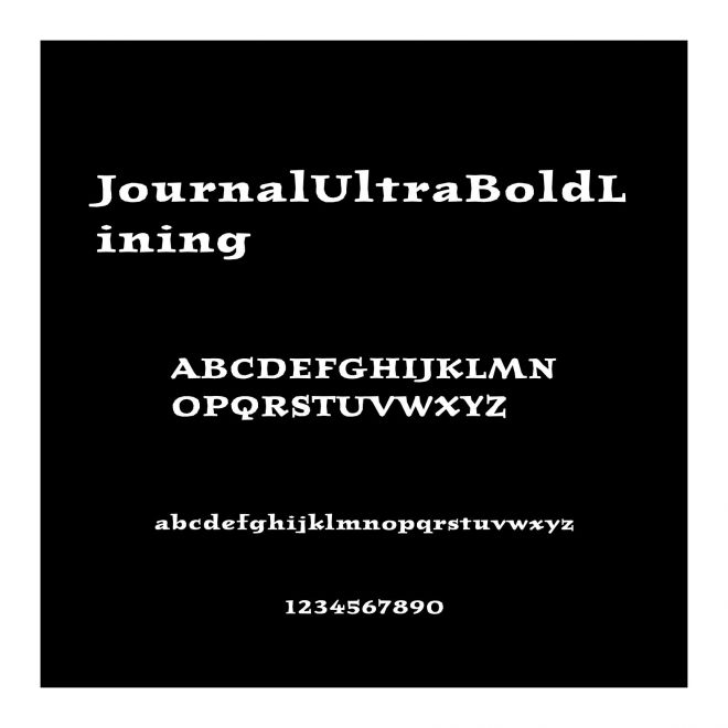 JournalUltraBoldLining