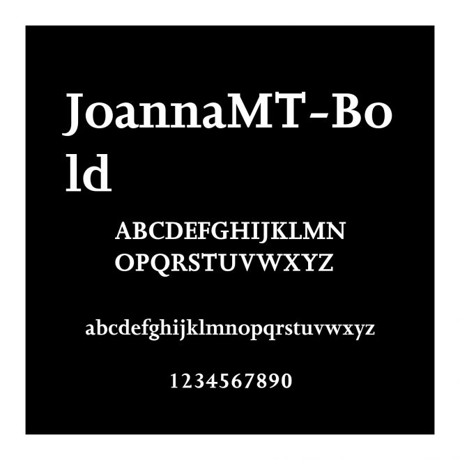 JoannaMT-Bold