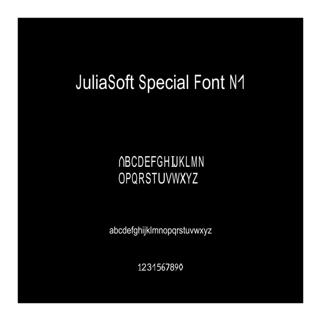JuliaSoft Special Font N4