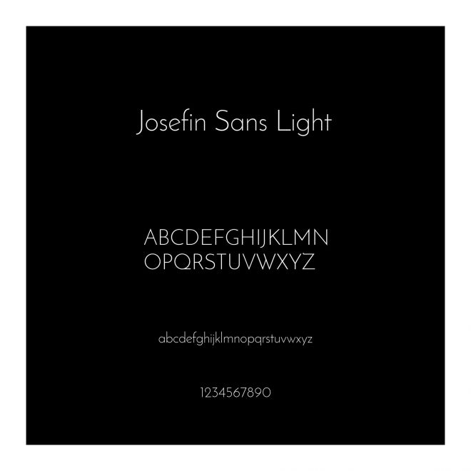 Josefin Sans Light