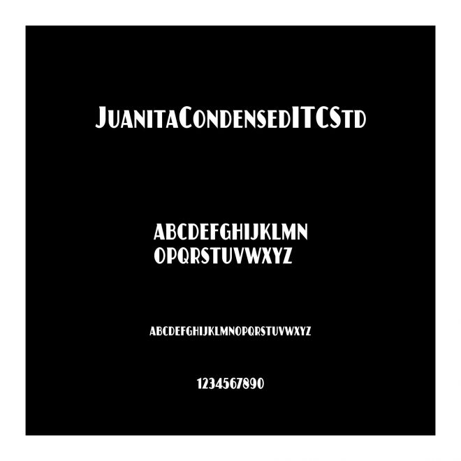 JuanitaCondensedITCStd