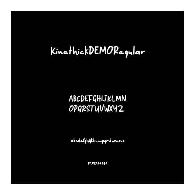 KinethickDEMORegular
