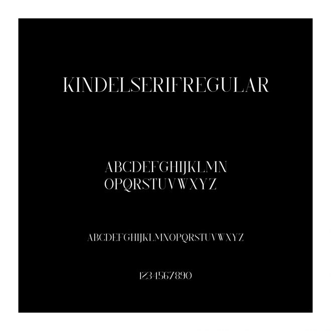 KindelSerifRegular