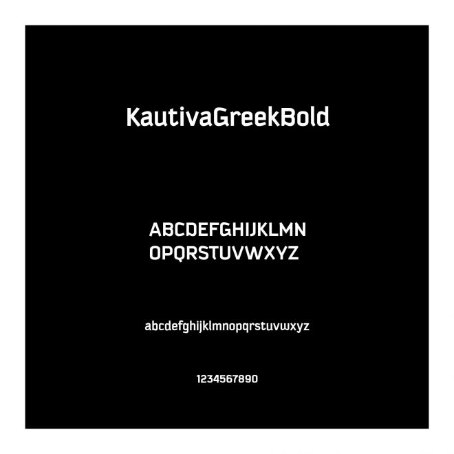 KautivaGreekBold