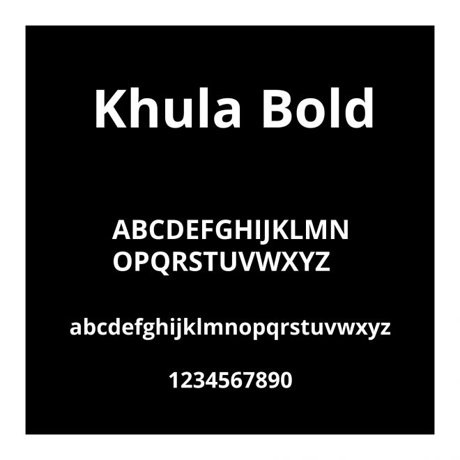 Khula Bold