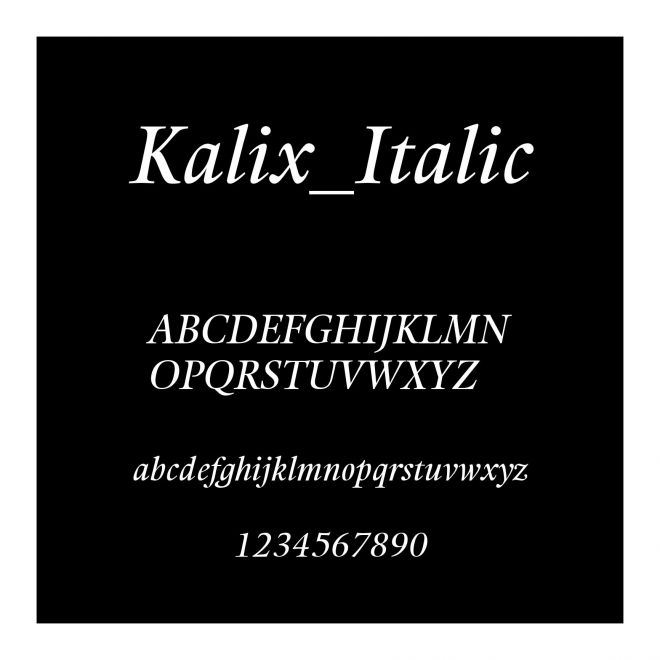 Kalix_Italic