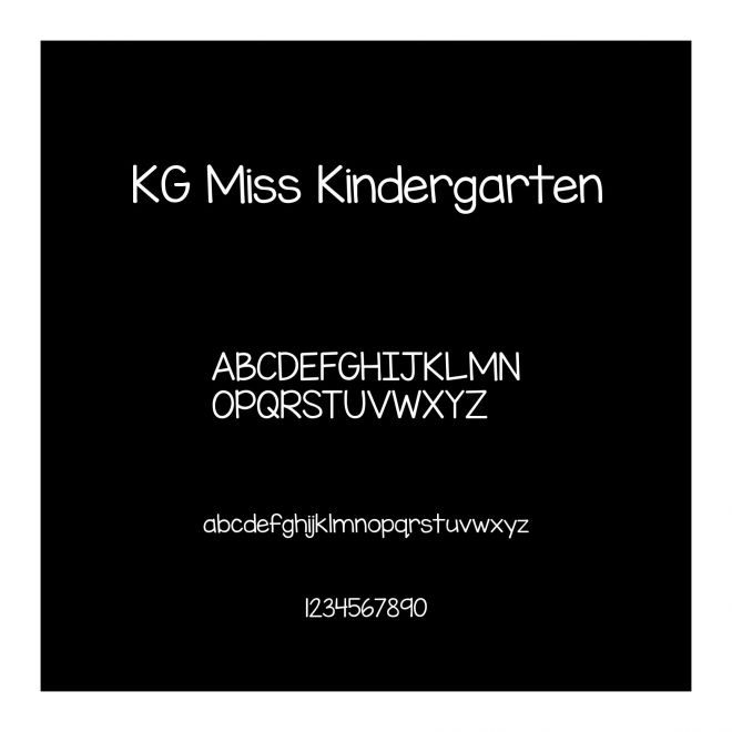 KG Miss Kindergarten