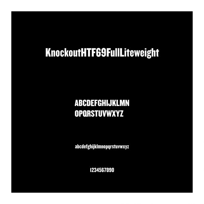 KnockoutHTF69FullLiteweight