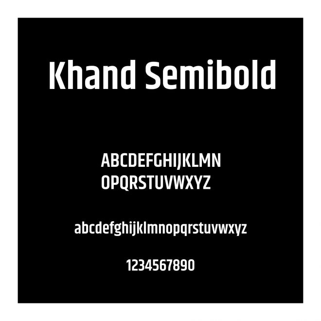 Khand Semibold