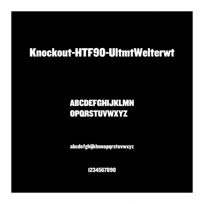 Knockout-HTF90-UltmtWelterwt