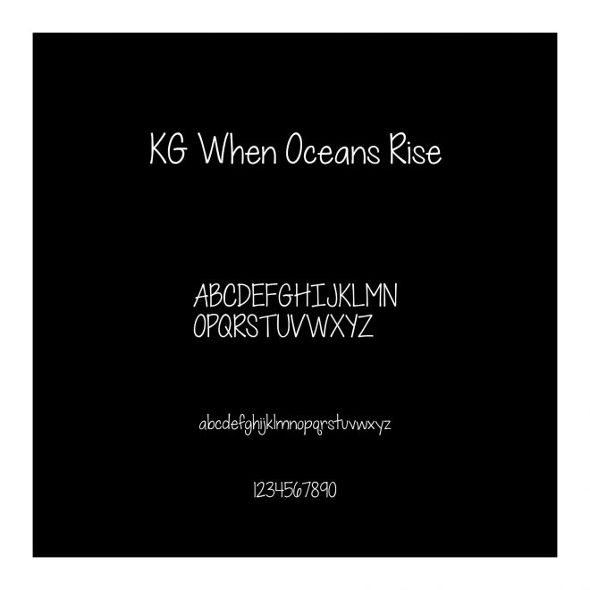 KG When Oceans Rise