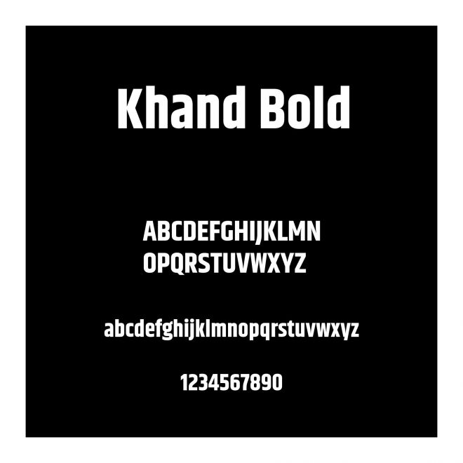 Khand Bold