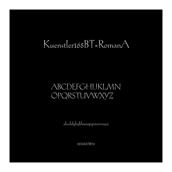 Kuenstler165BT-RomanA