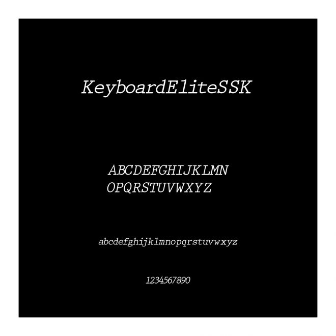 KeyboardEliteSSK