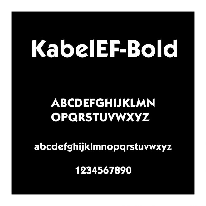 KabelEF-Bold