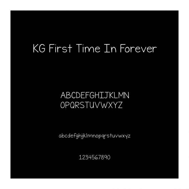 KG First Time In Forever